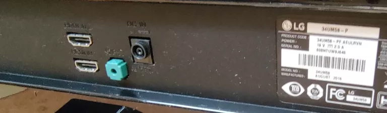MONITOR LG 34UM58-P