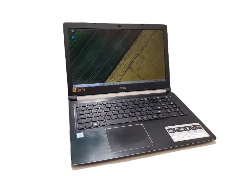LAPTOP ASUS ASPIRE 5 A515-51G-54G6 I5 8250U 8GB RAM 256 SSD GTX 940MX
