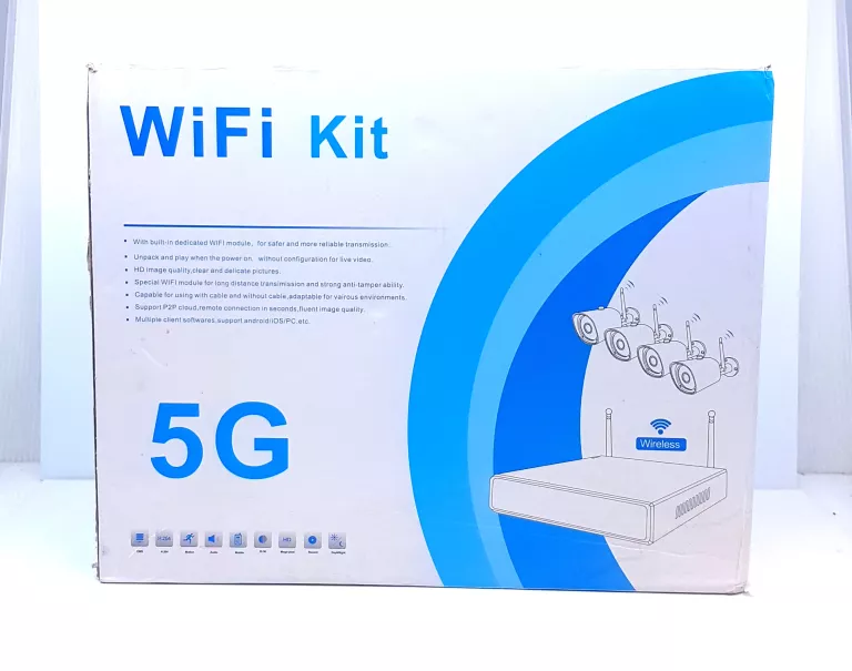 ZESTAW DO MONITORINGU WIFI 3 KAMERY 2MPX, IR 30M