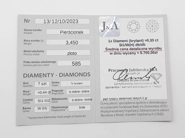 zloty-pierscionek-z-brylantami-pr585-345g-r15-stan-uzywany