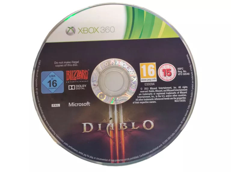 DIABLO 3 XBOX 360