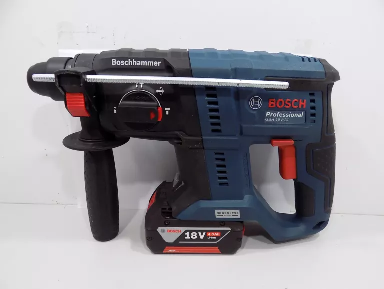 SZLIFIERKA BOSCH GWS 18V 7 + MŁOTOWIERTARKA BOSCH GBH 18V-21