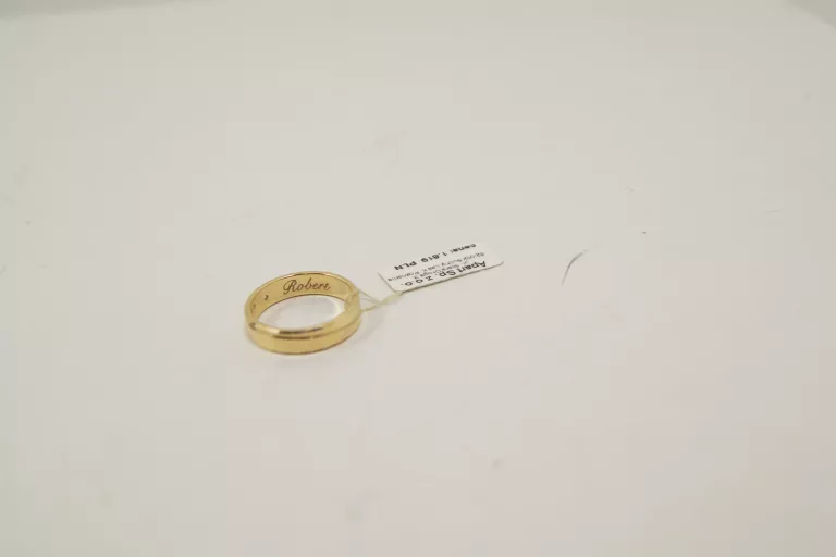 ZŁOTA OBRACZKA Z BRYLANTAMI 585 R14 3,84G