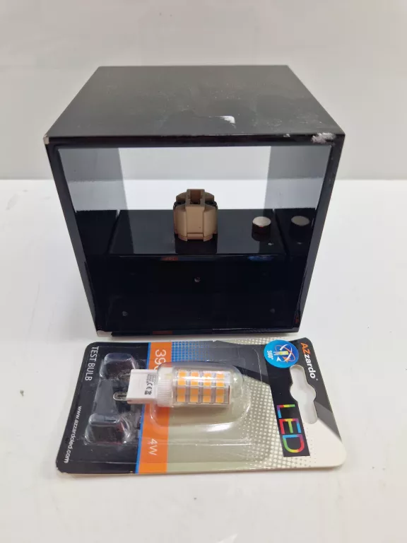 AQUAFORM MAXI CUBE KINKIET 22411-22 CZARNY POŁYSK