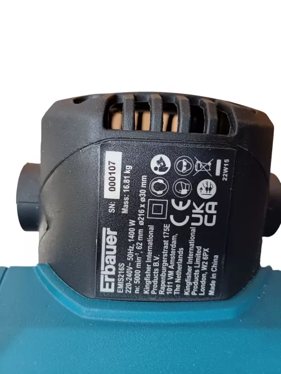 PIŁA UKOŚNICA ERBAUER EMIS216S 1400W 216 MM
