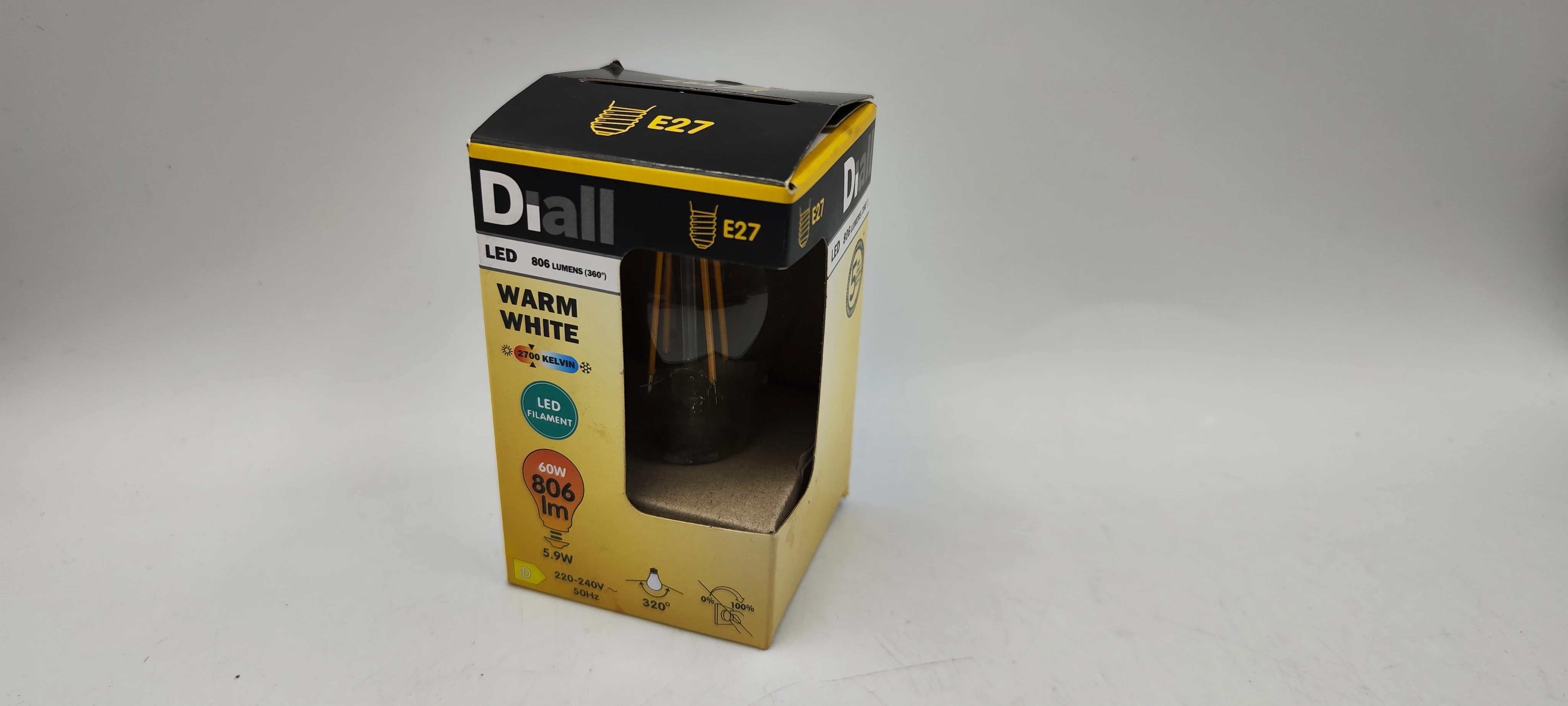 Diall led online 806 lumen