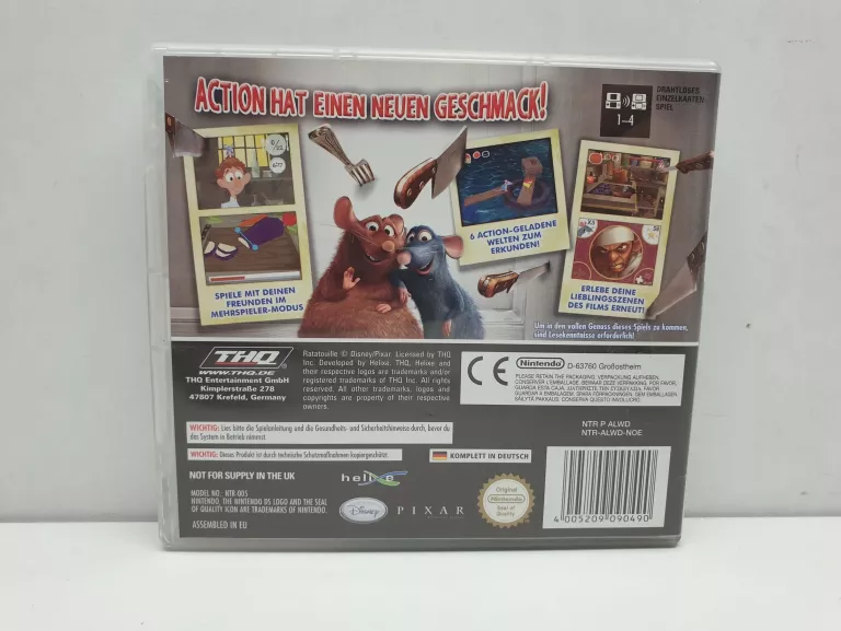 GRA DISNEY PIXAR RATATOUILLE NINTENDO DS