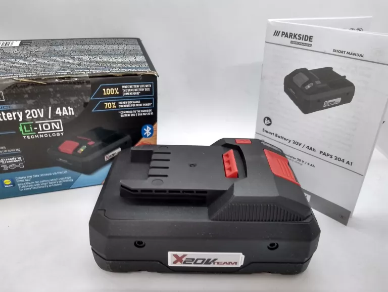 PARKSIDE AKUMULATOR SMART PAPS 204 A1, 20 V, 4 AH, Z BLUETOOTH