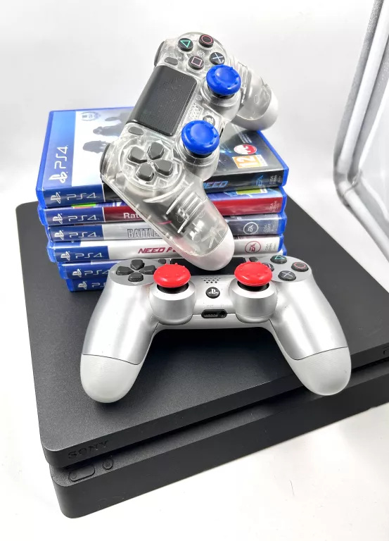 konsola-ps4-slim-500gb-2-pady-6-gier-sieradzka-1-lodz