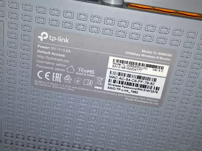 ROUTER TP-LINK TL-WR845N