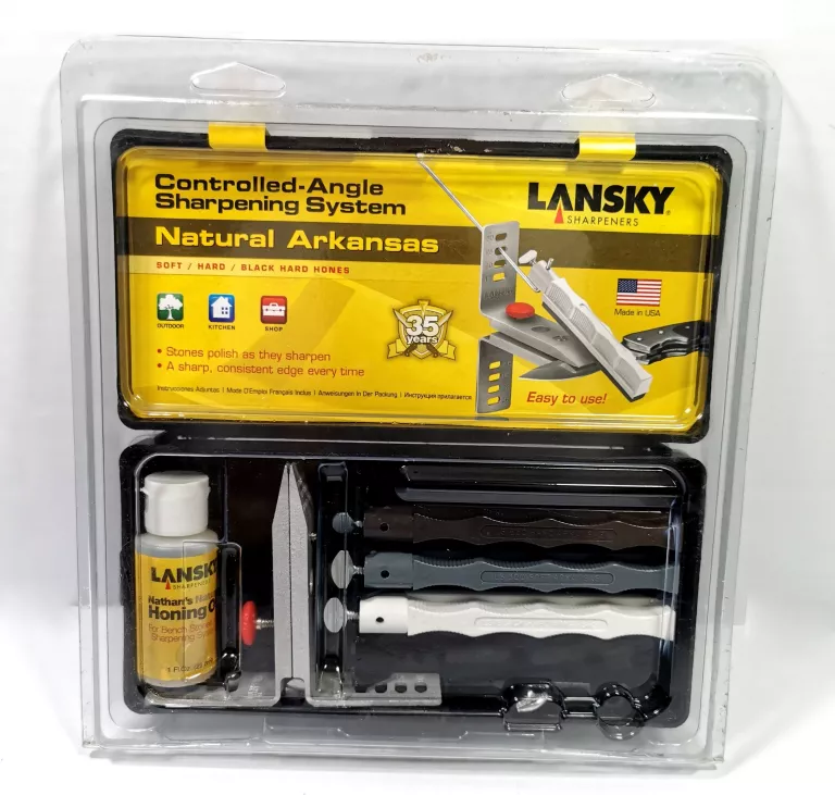 LKNAT - Lansky Natural Arkansas 3 Stone Sharpening Kit