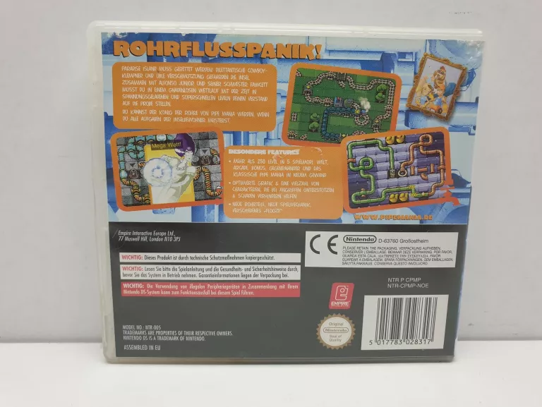 PIPE MANIA NINTENDO DS