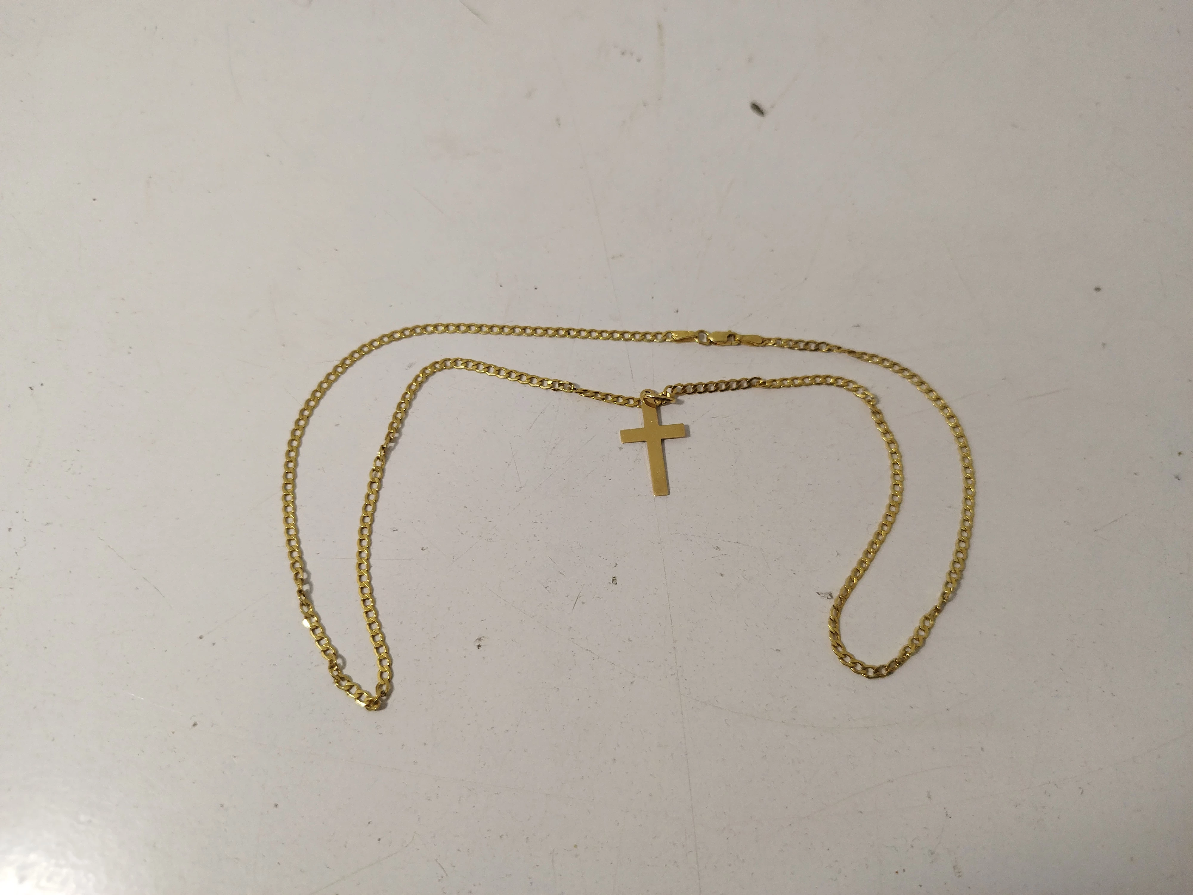 zloty-lancuszek-z-krzyzykiem-585-293-g-splot-pancerka