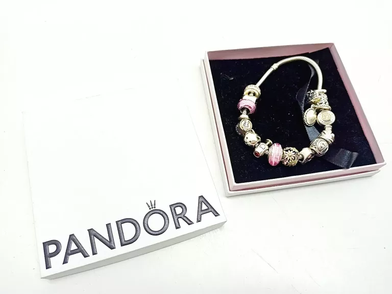 bransoletka-pandora-zawieszki-charms-stan-uzywany