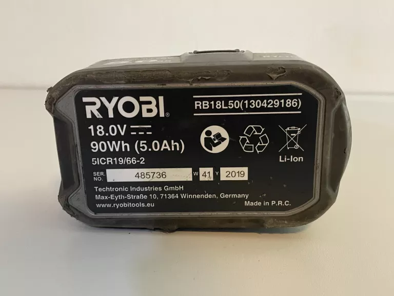LATARKA RYOBI ONE+ R18SPL AKU 5.0AH RB18L50 + ŁAD
