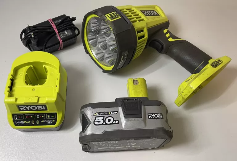 LATARKA RYOBI ONE+ R18SPL AKU 5.0AH RB18L50 + ŁAD