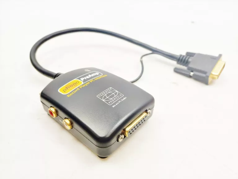 PHONO PREAMP TERRATEC RECORD PLAYER PC INTERFACE