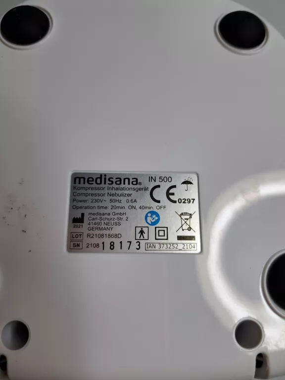 INHALATOR MEDISANA IN500