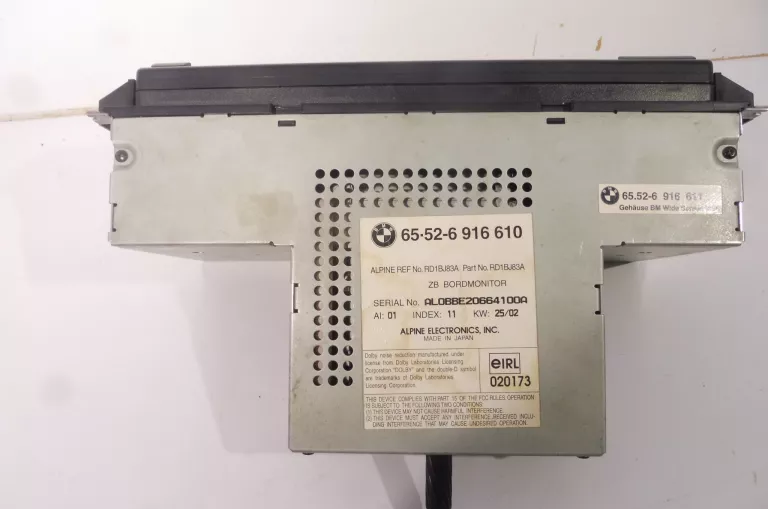 BMW E38 E39 E53 MONITOR RADIO NAWIGACJA