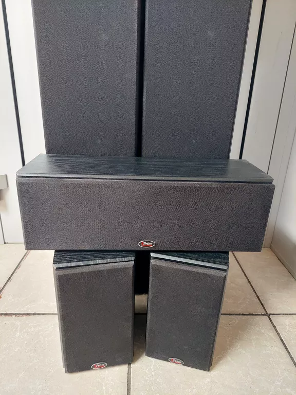 KINO DOMOWE YAMAHA HTR-2071 Z PILOTEM I 5 GŁOŚNIKAMI PRISM