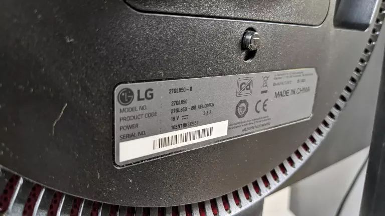 MONITOR LG ULTRAGEAR 27GL850