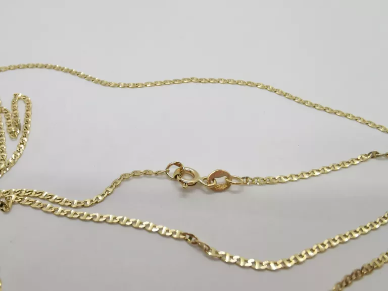 ZŁOTE ŁAŃCUSZKI GUCCI 60CM.//585 X2