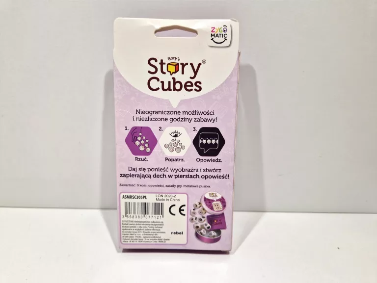 GRA STORY CUBES SEKRETY RZUĆ KOŚĆMI REBEL