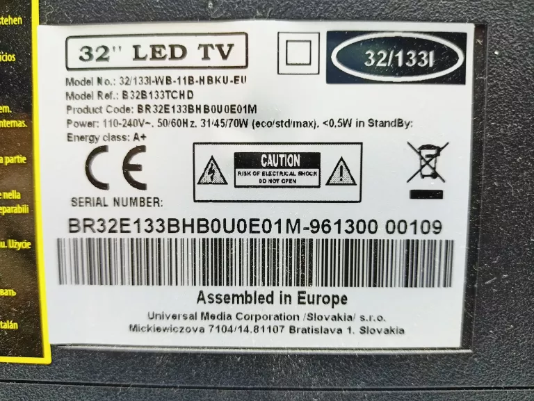 TELEWIZOR BLAUPUNKT B32B148TCHD