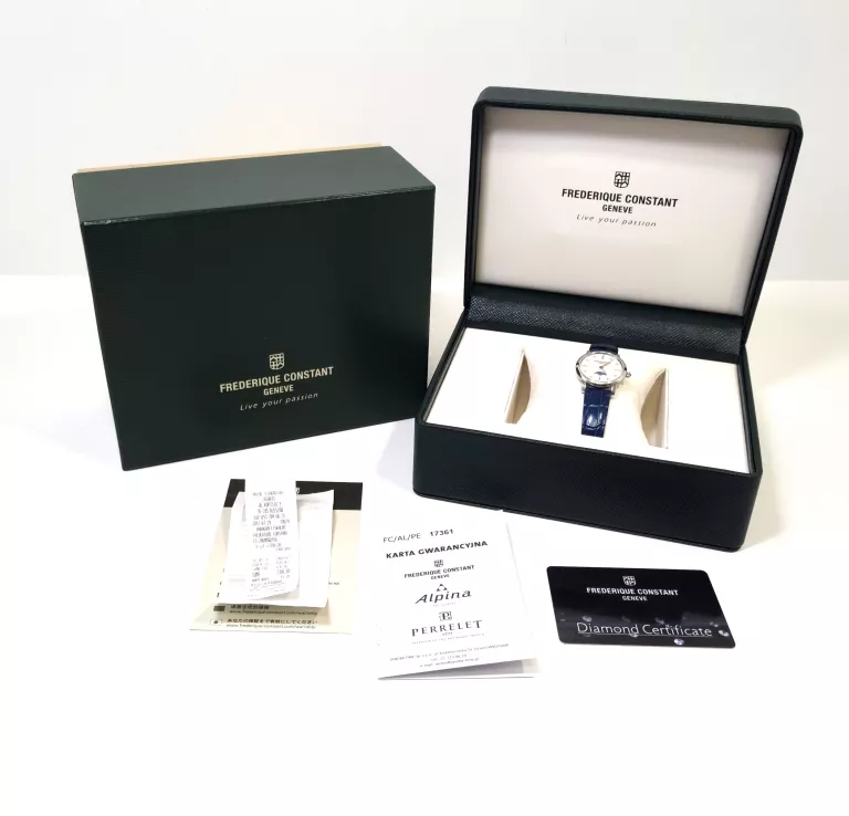 ZEGAREK FREDERIQUE CONSTANT SLIMLINE LADIES MOONPHASE