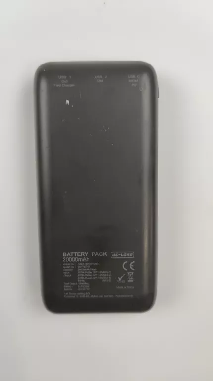 BATTERYPACK 20000 MAH RE-LOAD