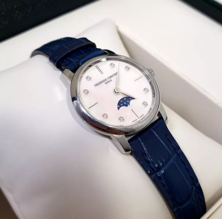 ZEGAREK FREDERIQUE CONSTANT SLIMLINE LADIES MOONPHASE