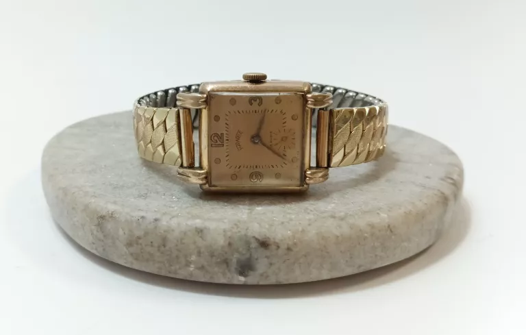 ZEGAREK NAKRĘCANY HAWBE WALZ-GOLD-DOUBLE 20 MIKRON