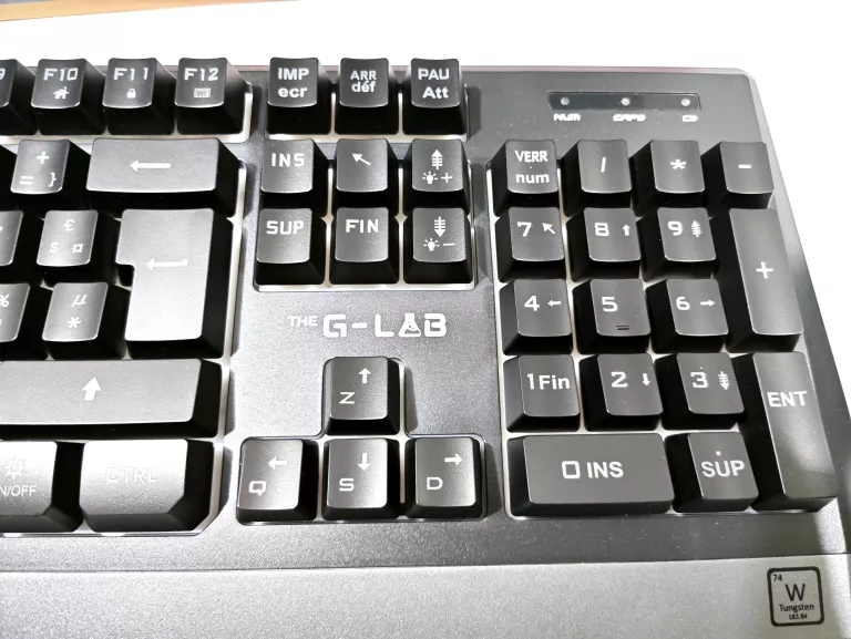 The g-lab G-Lab Keyz Tungsten Wireless Gaming Keyboard Black