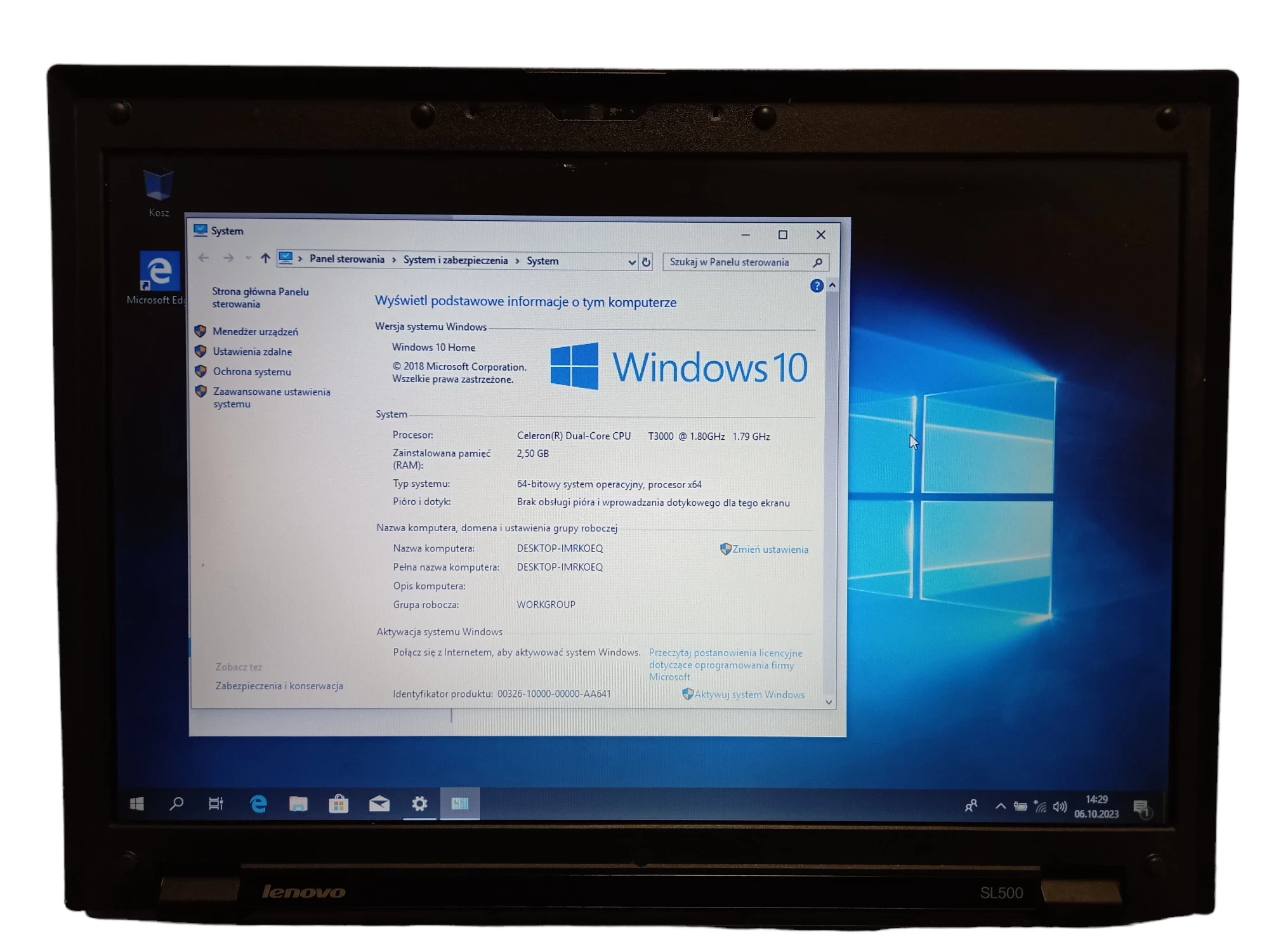 laptop-lenovo-thinkpad-sl500-kod-producenta-sl500