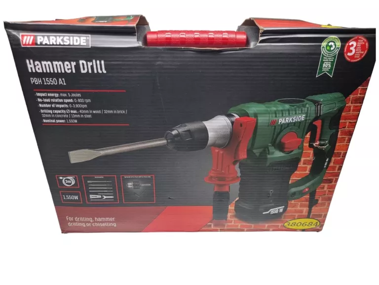 MŁOTOWIERTARKA PARKSIDE HAMMER PBH 1550 A1