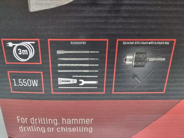 MŁOTOWIERTARKA PARKSIDE HAMMER PBH 1550 A1