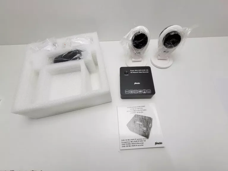 ZESTAW KAMER WIFI ALECTO DVB-100 SUPER MINI NVR KOMPLET