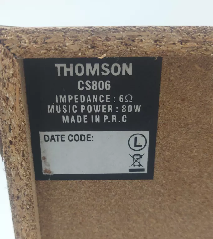 WIEŻA THOMSON INTUIVA CS806+KOLUMNY