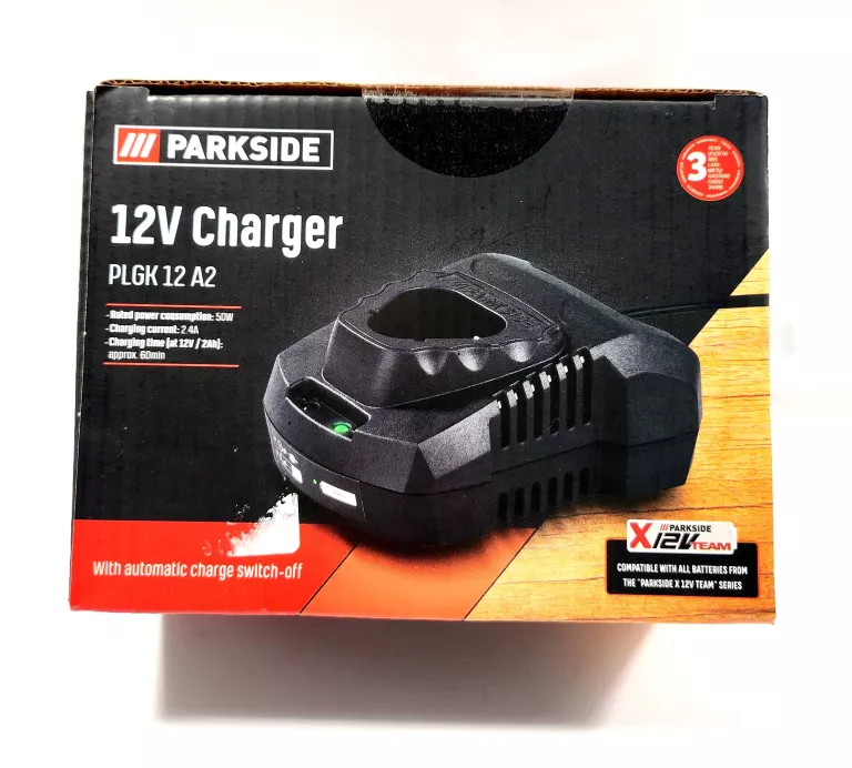 ŁADOWARKA PARKSIDE 12V 2.4A PLGK 12 A2