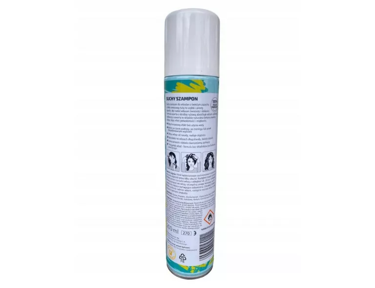 SUCHY SZAMPON DO KAŻDEGO KOLORU WŁOSÓW NIUQI 200ML