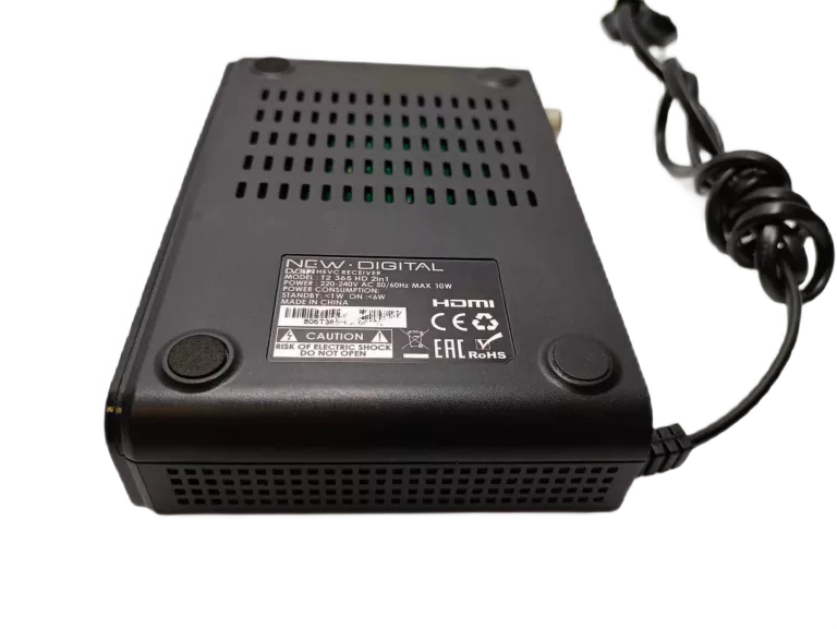 DEKODER TUNER DVB-T2 HEVC NEW DIGITAL T2 365 HD 2W1