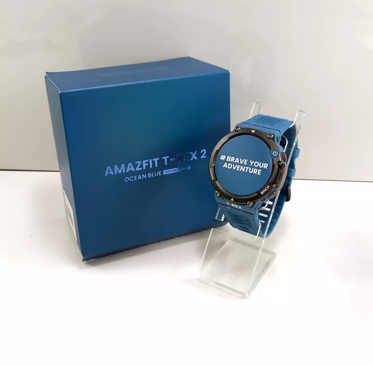 ZEGAREK SMARTWATCH AMAZFIT T-REX 2 NIEBIESKI #IGŁA