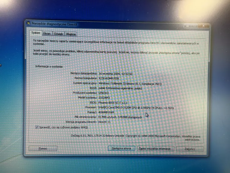 ZESTAW DO DIAGNOSTYKI /LENOVO X230I + HEX-V2 VCDS