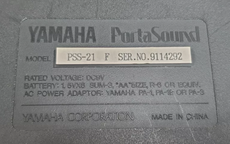 KEYBOARD DLA DZIECI YAMAHA PSS 21