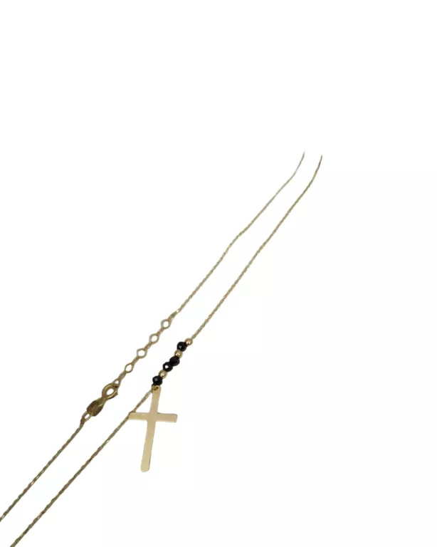ŚLICZNA ZŁOTA ANKIER LANCUSZEK 1,94GR 585PR