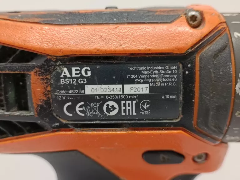 WKRĘTARKA AEG BS 12 G3 KOMPLET
