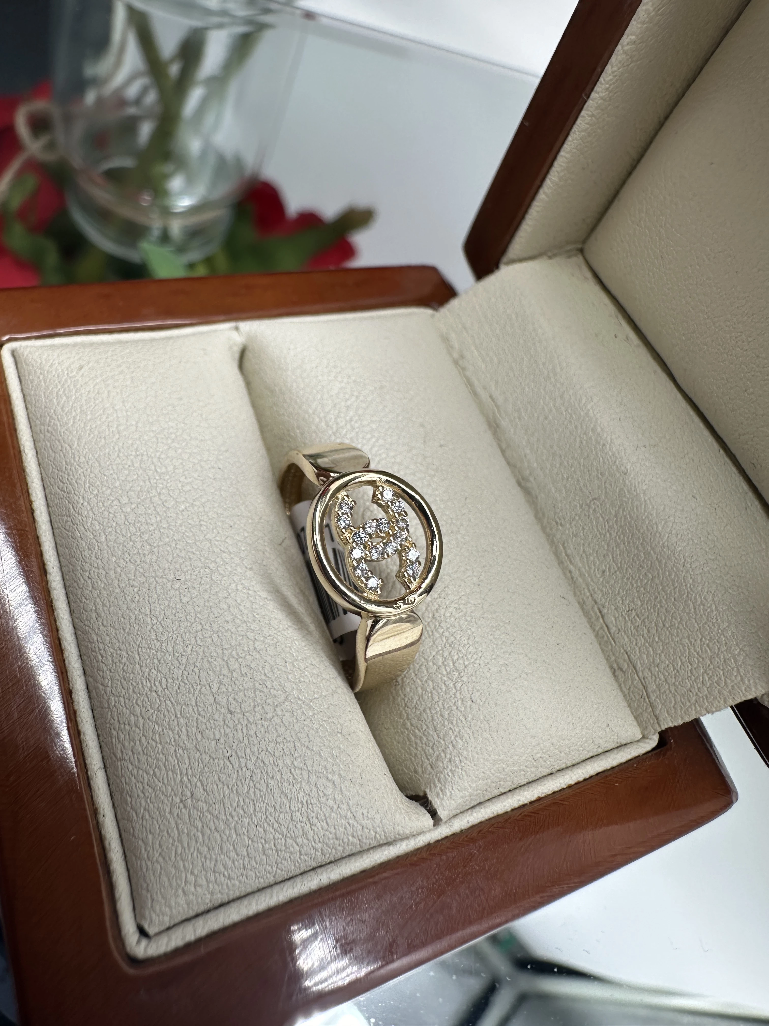 zloty-pierscionek-coco-chanel-585-2g-rozmiar-15-rodzaj-wyrob-jubilerski