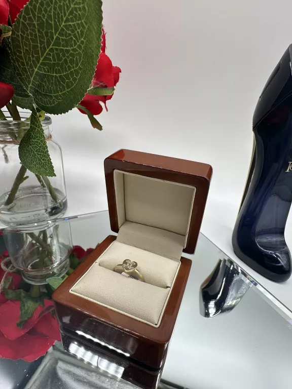 ZŁOTY PIERŚCIONEK COCO CHANEL SERCE 585 / 1,20G ROZMIAR 13