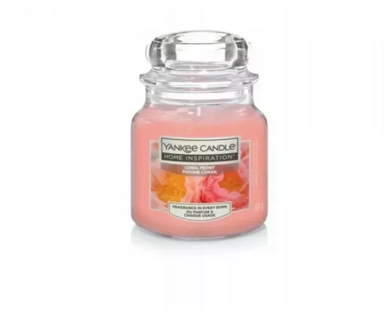 ŚWIECA ZAPACHOWA YANKEE CANDLE KORALOWA PIWONIA