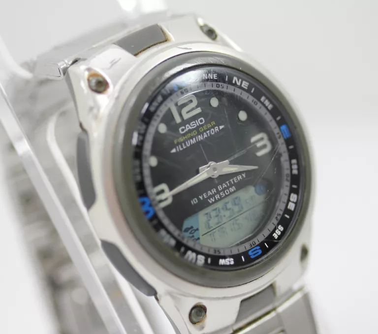 ZEGAREK CASIO FISHING GEAR ILLUMINATOR AW-82